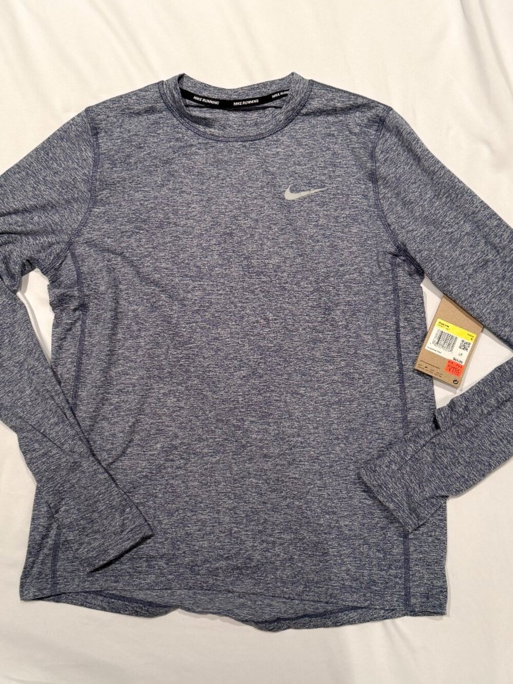 NWT Nike Women’s Dri-FIT Running Crew Blue Size S CU3277-491 Originally $60